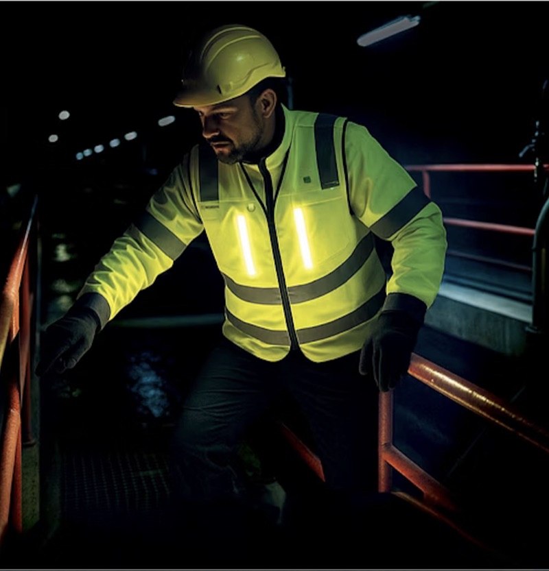 Veste de sécurité HIVI à LED